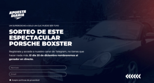 Torete sorprende con el sorteo de su Porsche Boxster